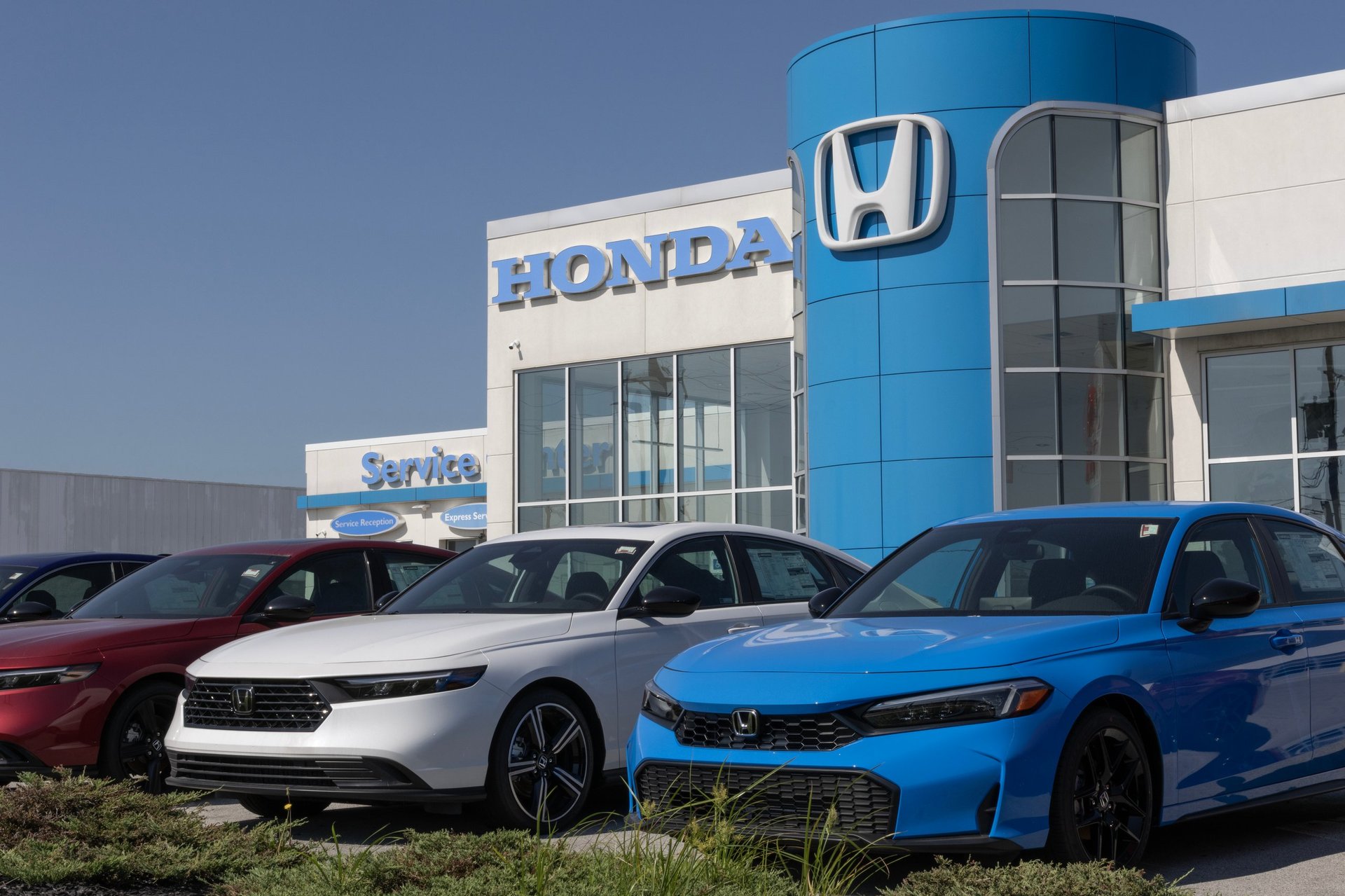 Honda CR-V SUV at dealership