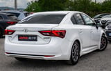 White Toyota rear view