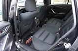 Rear seats black leather